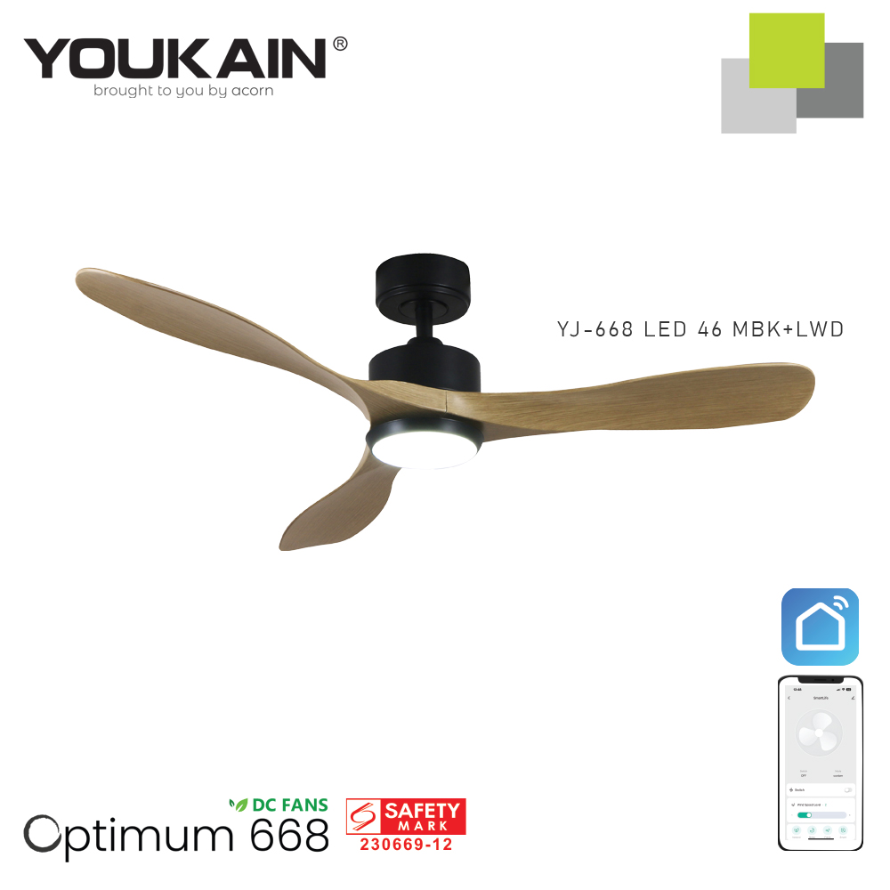 YJ-668-LED-46-MBK+LWD